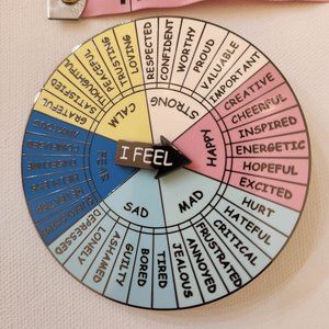 I Feel Spinner Pin Brooch Badges Metal Pins Brooches Motivation Feelings Feel